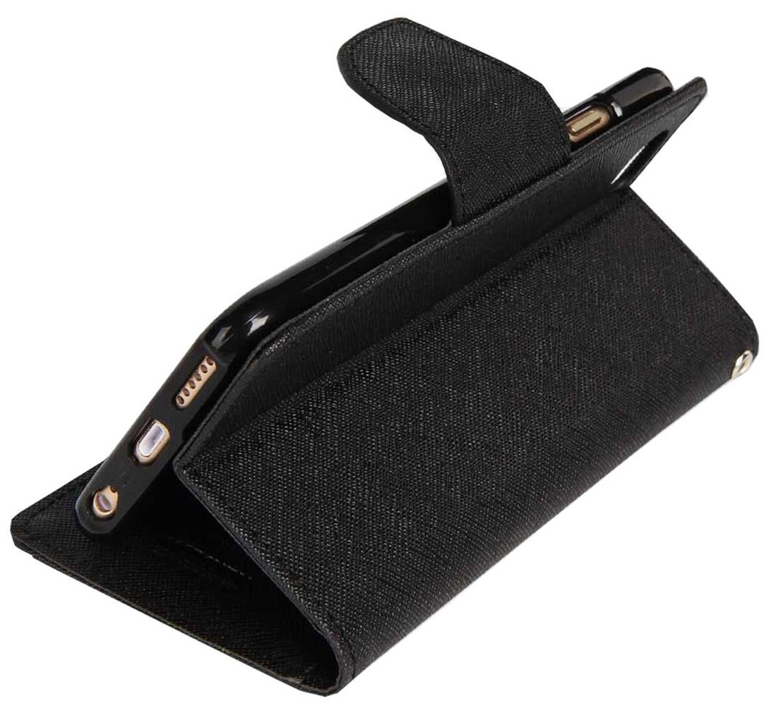 TUP Mercury Wallet Diary Flip Cover For LeTV Le 2S Black