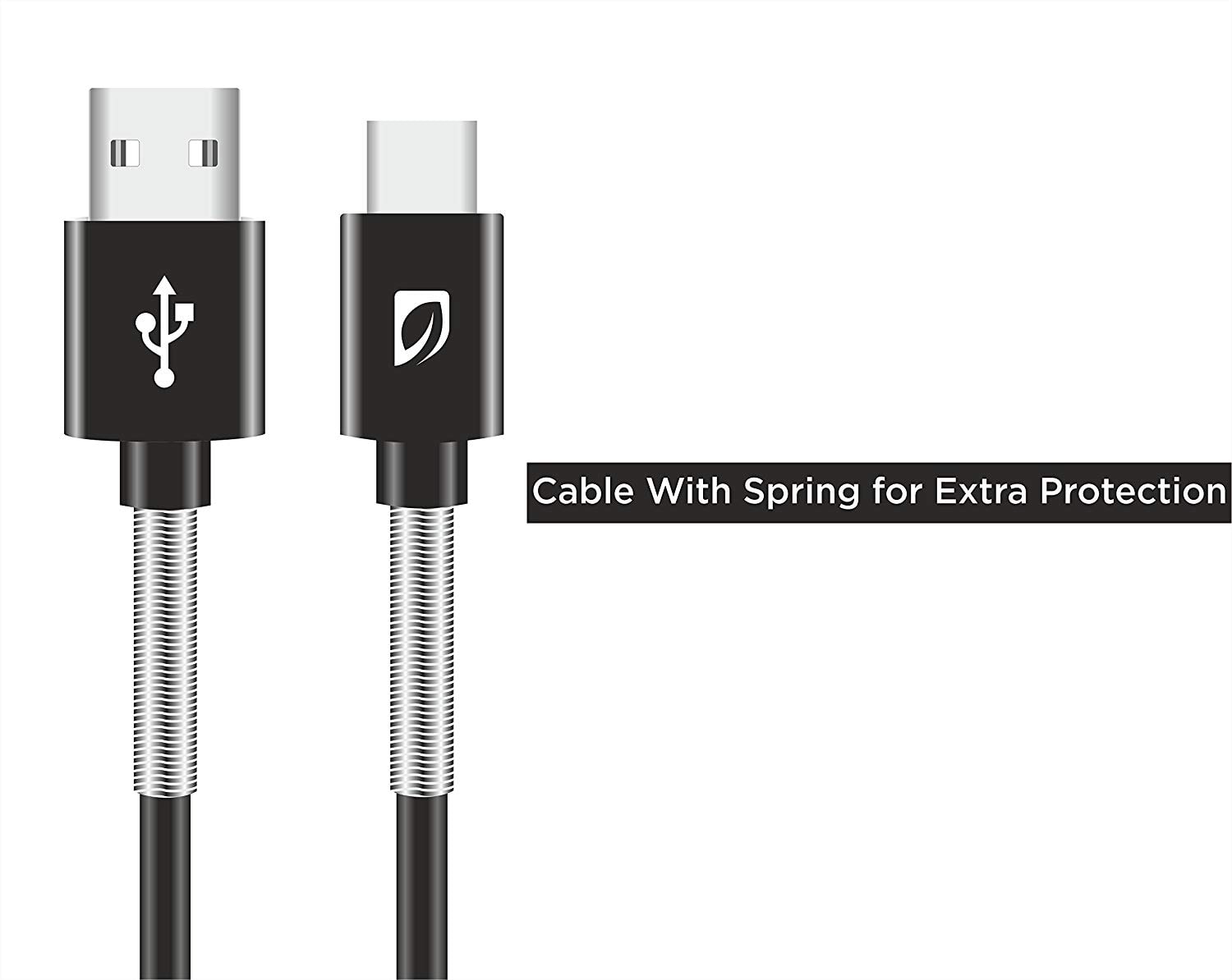 

Leafline Data Charging Type-C Cable ( 1 Mtr Black )