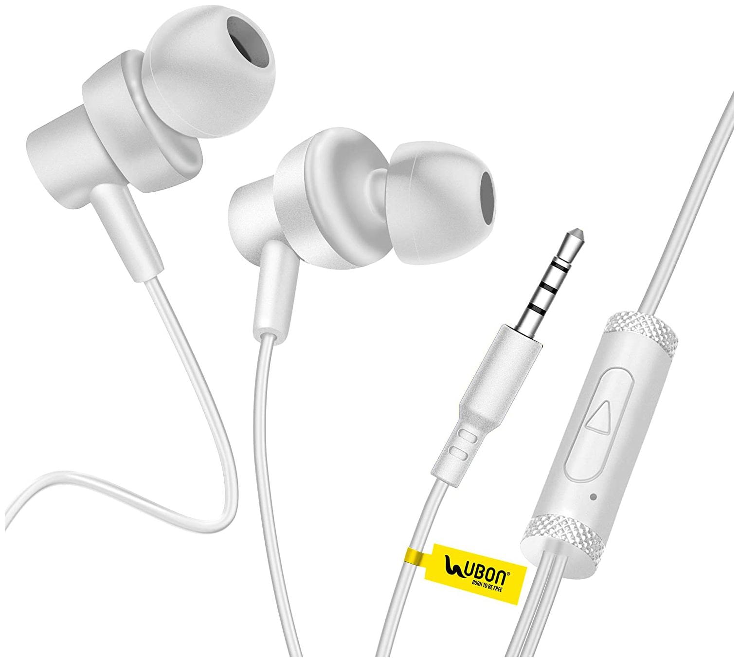 

UBON In-Ear Wired Headphone ( White )