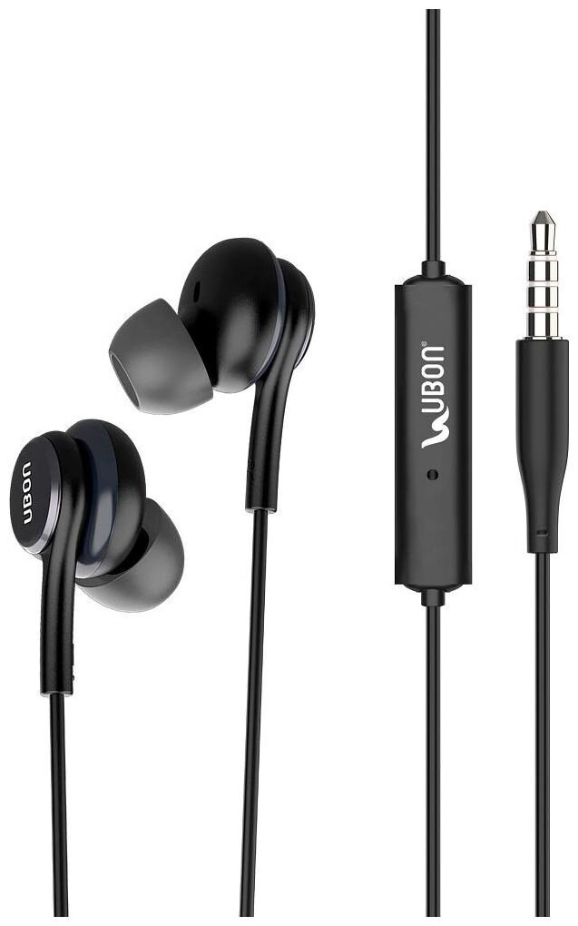 

UBON UB 666 BLACK In-Ear Wired Headphone ( Black )