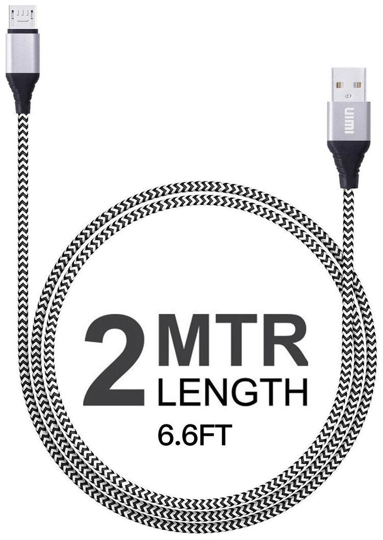 Uimi CB ADR03 Nylon Braided Micro USB to USB Fast Charging and Data Sync Data Cable For all Android Phones