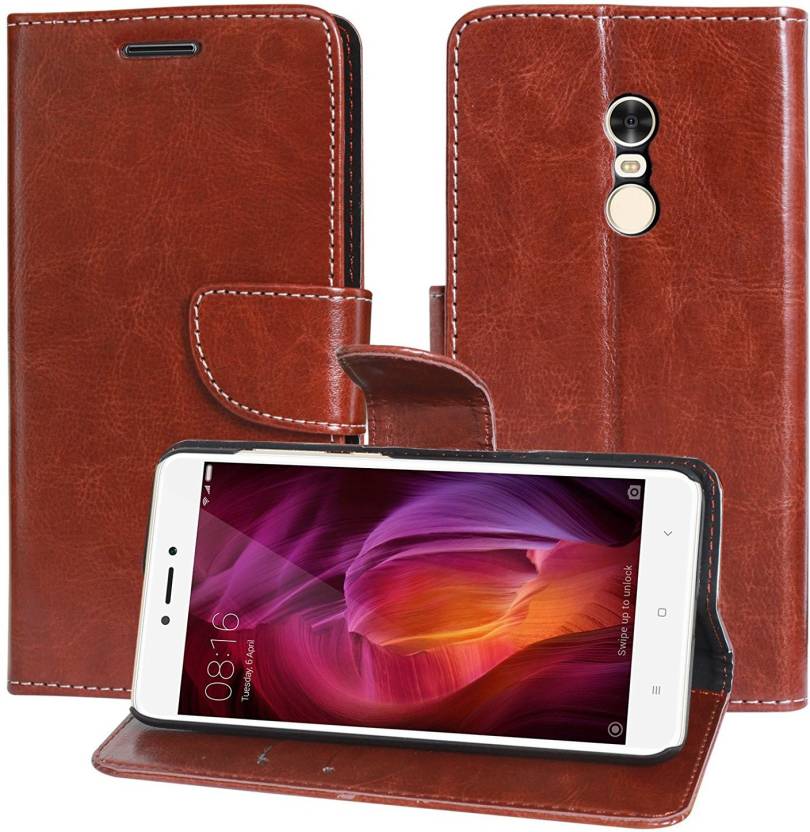Ultimate Collection Flip Cover For Mi Redmi Note 4 Brown by Ultimate Collection