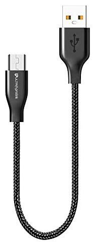 

UltraProlink UL1010 Micro USB Short Cable for Powerbanks 2 4A Fast Charge Sync for All Android Phones