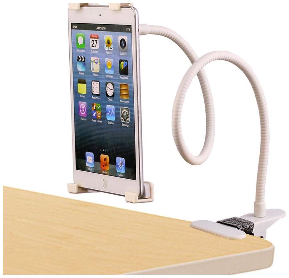 

Universal Flexible Portable 360 Rotating Clip Desktop Stand Lazy Bed Tablet Holder Bracket Mount for iPad Air (Assorted colour)