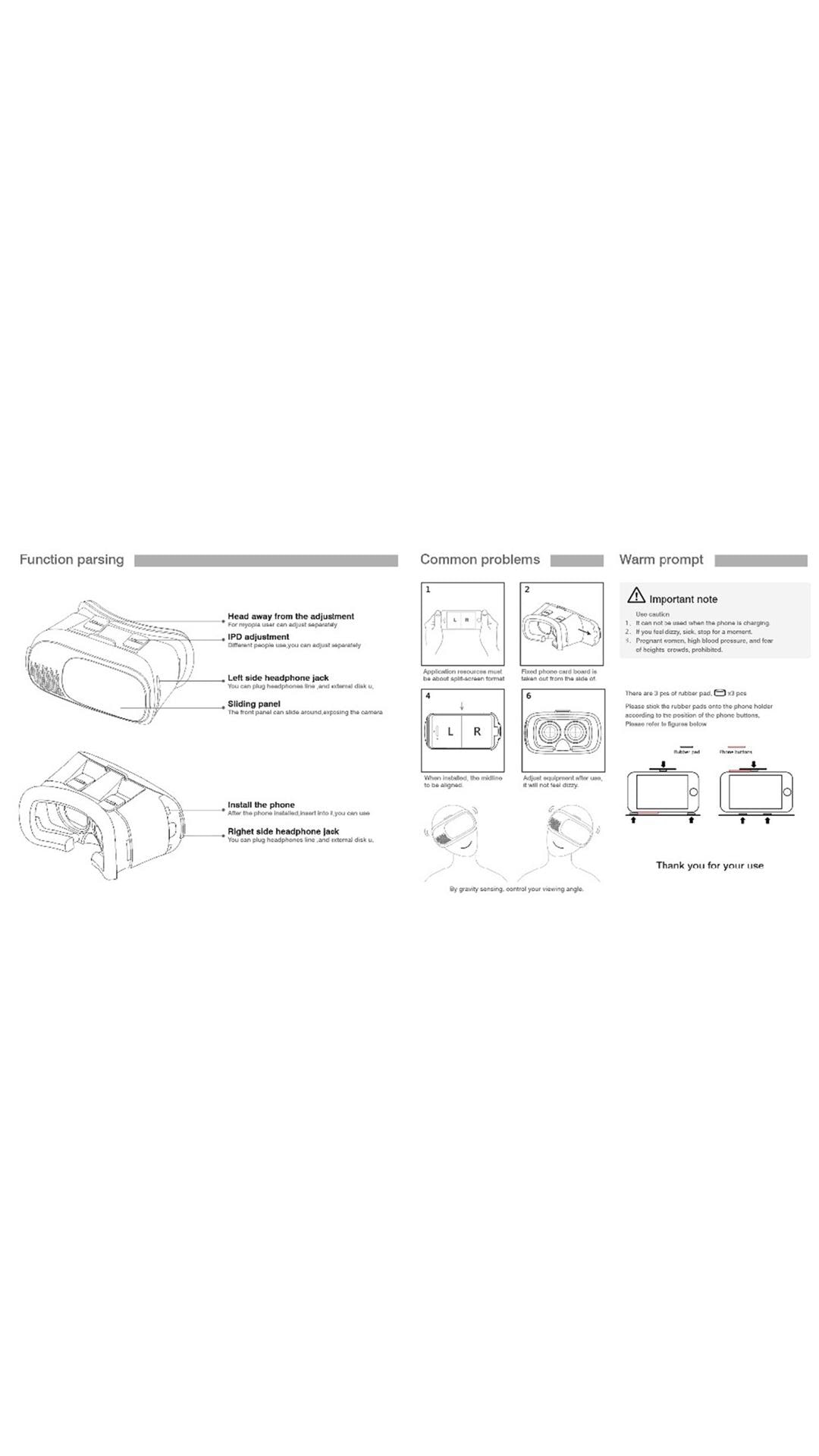 Buy Universal Vr Box Virtual Reality 3d Glasses Cardboard Movie Game