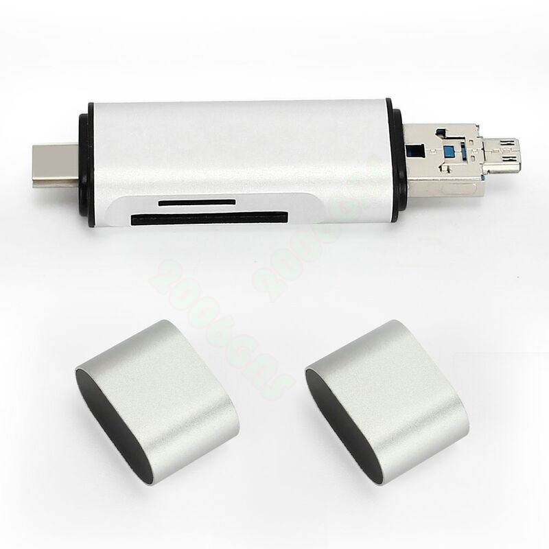 

USB-C Type C USB 3 1 Micro USB OTG TF SD Card Reader for Phone Macbook 12 Inch