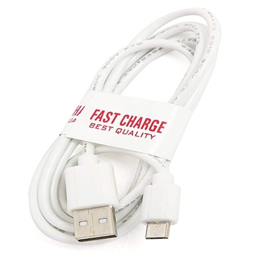 

USB Data Cable-V8 Fast Charging for Android Smartphones (1 5 Meter) White