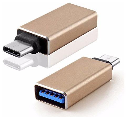 USB Type C To USB 3.0 / 2.0 OTG Adapter for USB Type C Supported Devices Metal Pack of 1