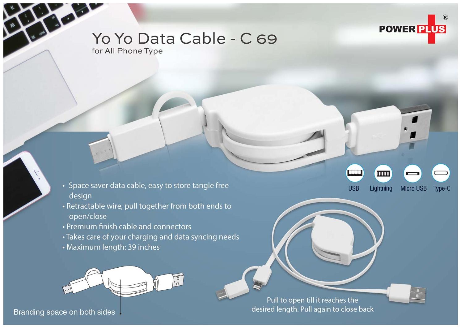 

VAGMI Data Charging Multi Mini USB Cable ( Above 2m White )