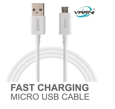 

Varni Data Charging Micro USB Cable ( 1 M White )
