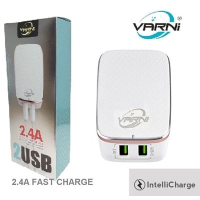 

Varni 2 4 A Fast Charging Wall Charger - 2 USB Ports