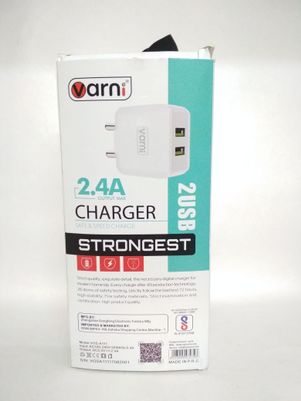 

Varni 2 4 A Fast Charging Wall Charger - 2 USB Ports