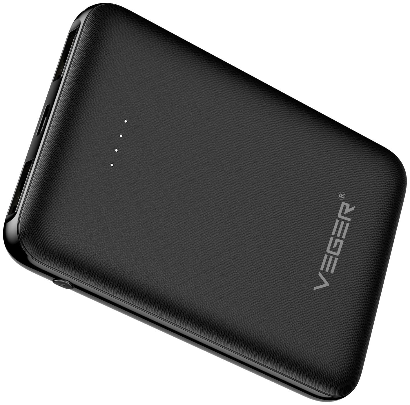 

VEGER W0527 5000 mAh Power Bank - Black