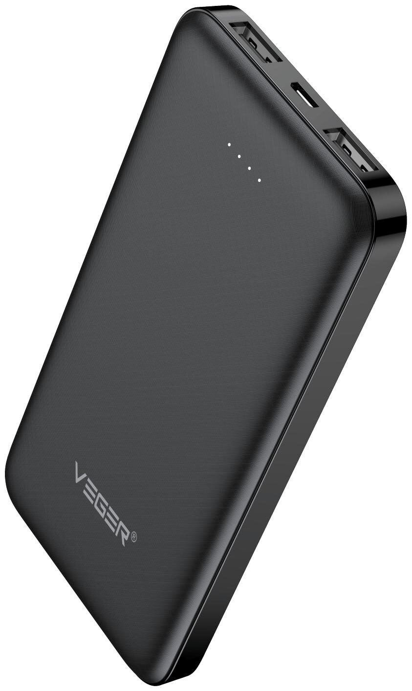 

VEGER W1053 10000 mAh Power Bank - Black