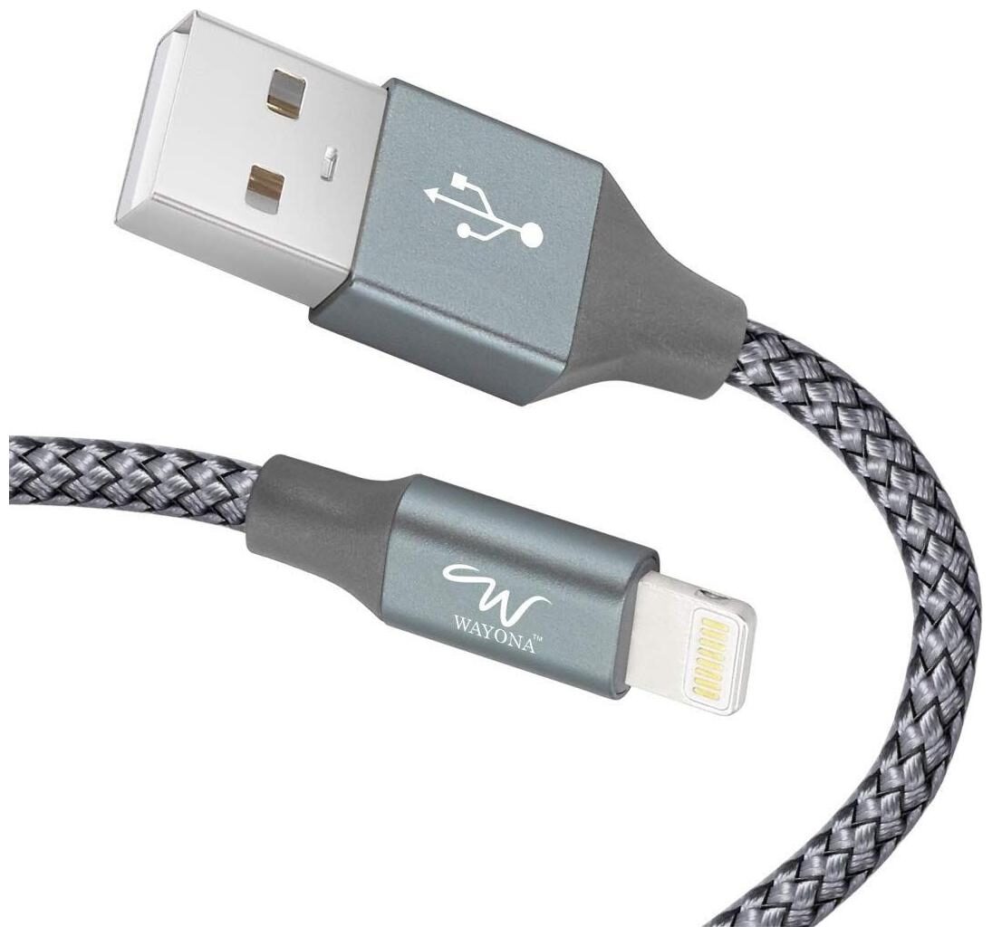 

Wayona Data Charging 8 Pin (Lightning) Cable ( 1 5-2m Grey )