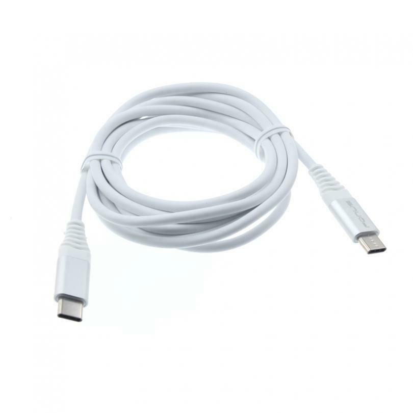 

WHITE 10FT LONG TYPE-C TO TYPE-C CABLE TPE SYNC USB WIRE B8E for SMARTPHONES