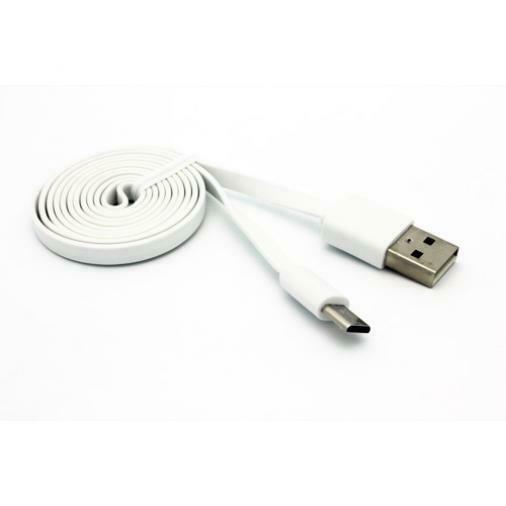 

WHITE 3FT FLAT USB CABLE RAPID CHARGE POWER WIRE SYNC E8I for PHONE TABLETS