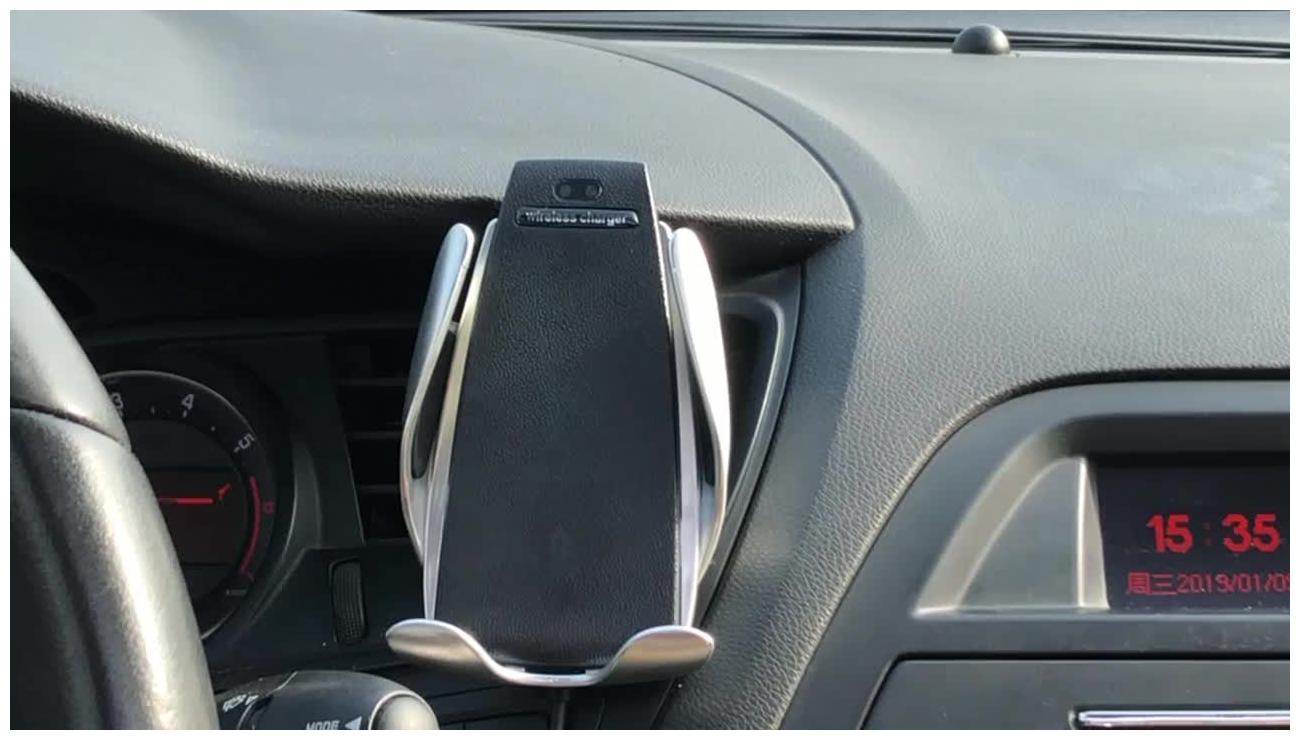 

Wireless Auto Clamping Car Charger Mount - Wireless Smart Sensor-9 Car Charger Mount Air Vent Phone Holder for Apple Android Smartphones (4-6 5inch)