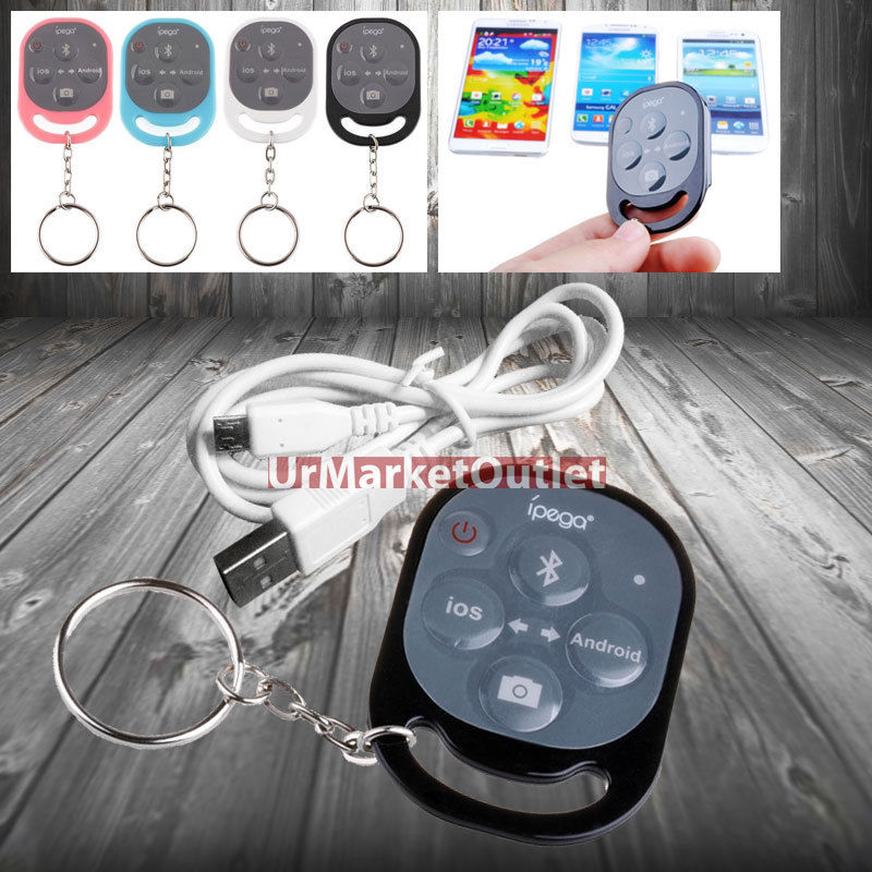 

Wireless Bluetooth Remote Self-timer Shutter Release Control Fit iPhone 5 5S 6