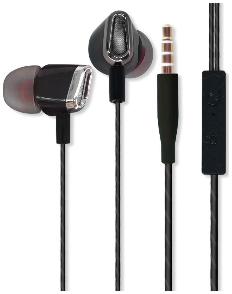 

Wissenschaft JP50-R-BlackSilver In-Ear Wired Headphone ( Black )