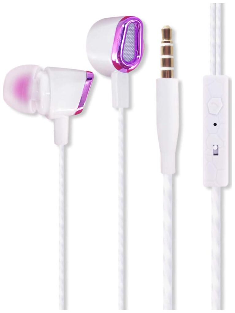 

Wissenschaft JP50-R-WhitePink In-Ear Wired Headphone ( Purple White )
