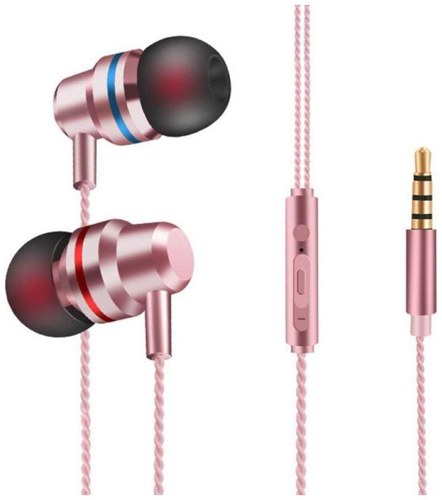 

Wissenschaft Wissen-JP19-Pro-RoseGold In-Ear Wired Headphone ( Gold )