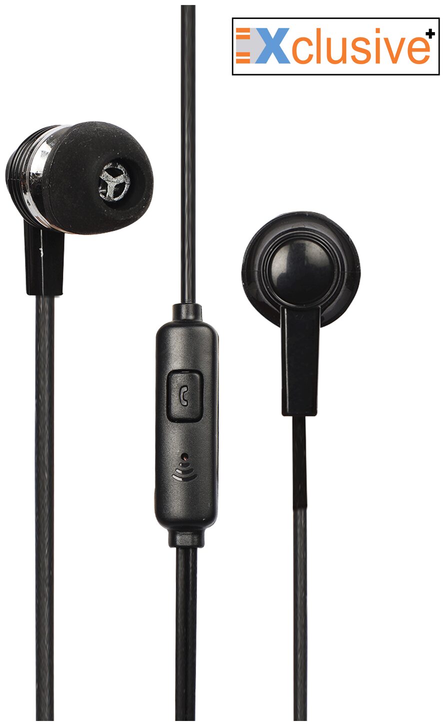 

Xclusive Plus XCP WE-543 In-Ear Wired Headphone ( Black )