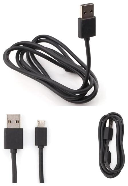 

PICKMALL Data Charging Micro USB Mini USB Cable ( 1 m Black )