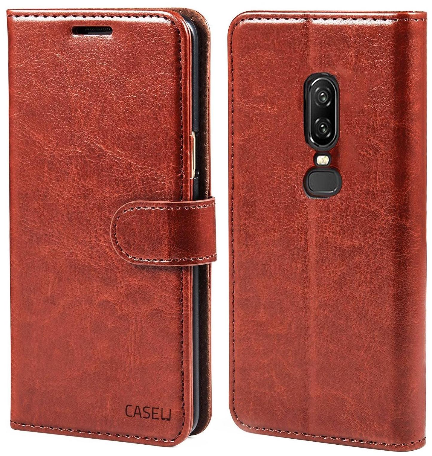 Siddharth Leather Flip Cover For Mi Max 2 Brown by Siddharth Enterprise