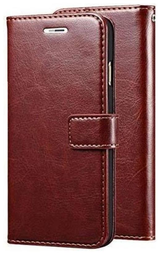 Xiaomi Mi Note 5 Pro Premium Leather Flip Case Cover _BROWN by Siddharth Enterprise