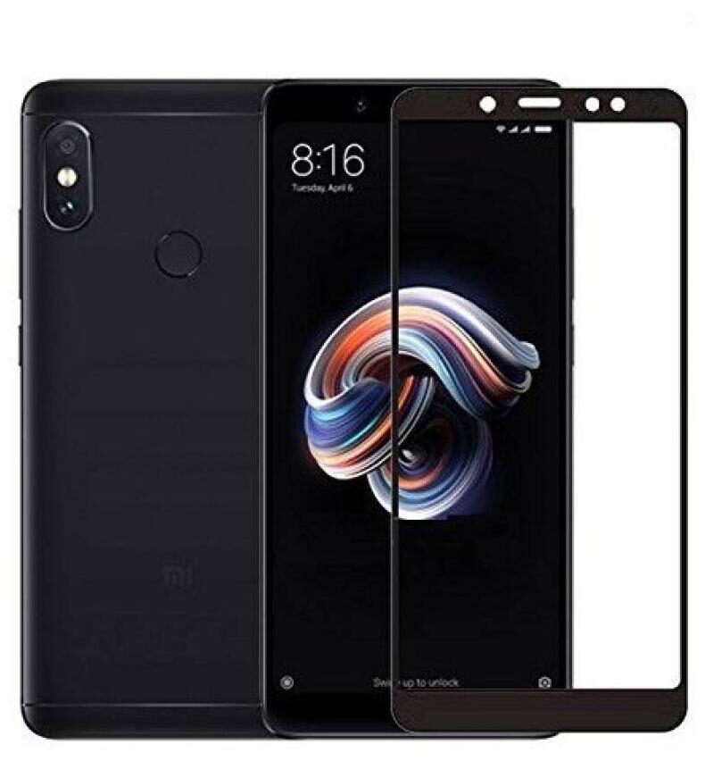 Xiaomi Redmi Note 5 Pro 5D Full Glue Tempered Glass Black | 5D Tempered Glass For Xiaomi Redmi Note 5 Pro