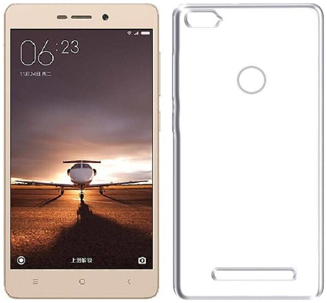 

Xiaomi redmi 3s prime transparent back cover Crystal clear silicon soft back cover )