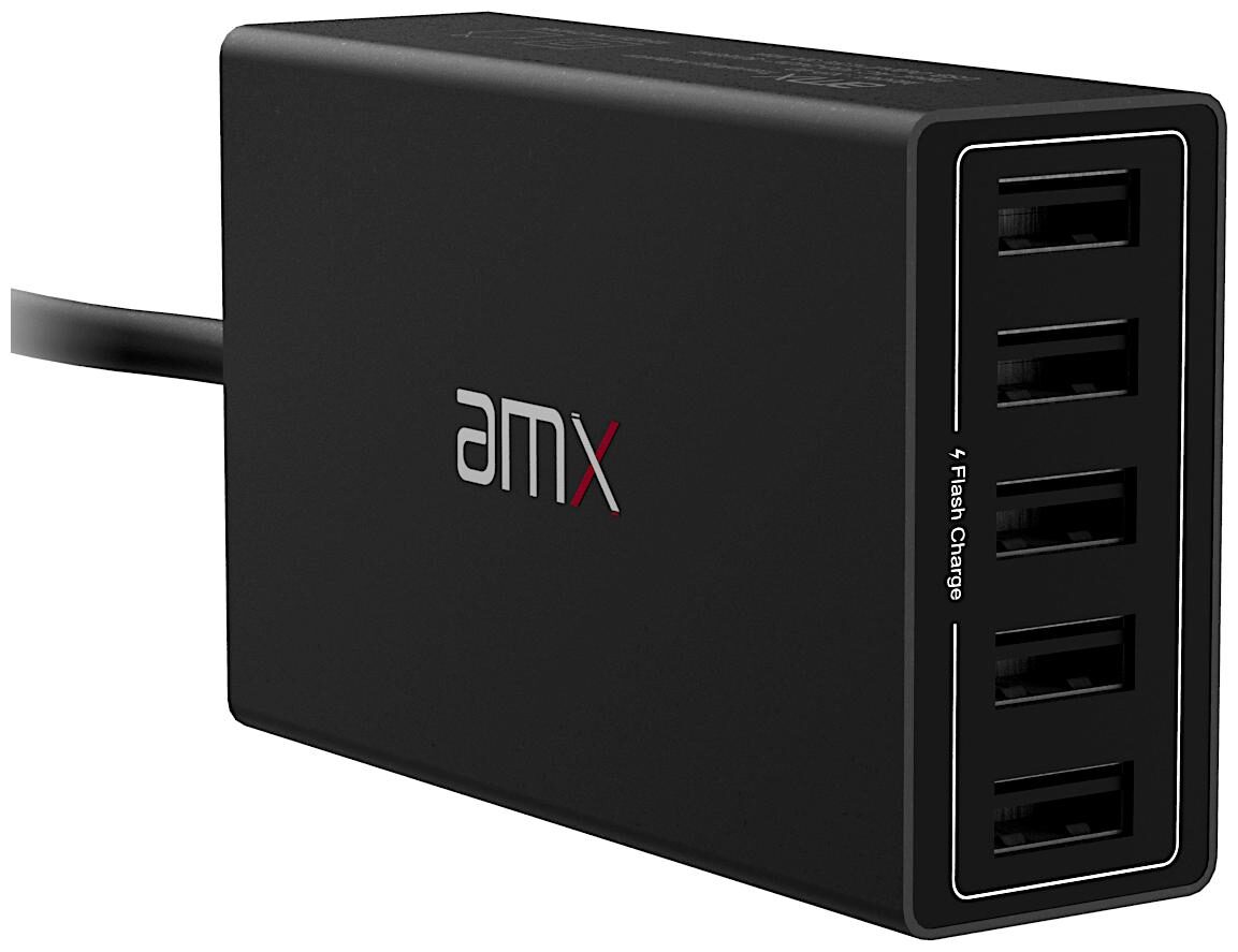 

AMX Wall Charger - 5 USB Ports