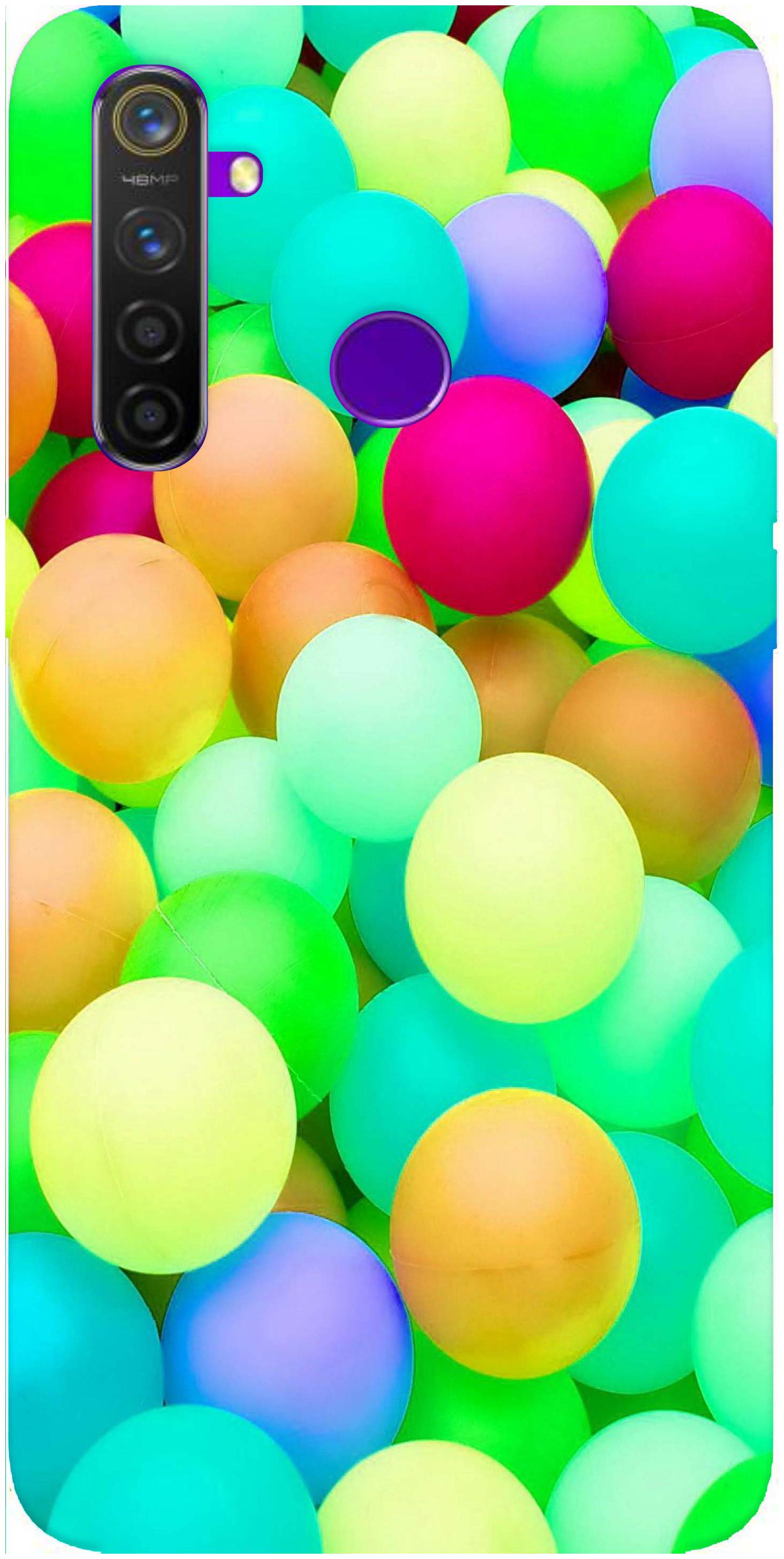 

Yes Style Silicone Soft Back Cover For Realme 5 Pro ( Multi )