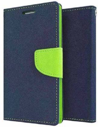 

Yolke Faux Leather Flip Cover For Redmi Note 9 Pro Max ( Blue )