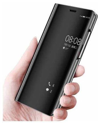 

Yolke Glass Flip Cover For Vivo V11 ( Black )