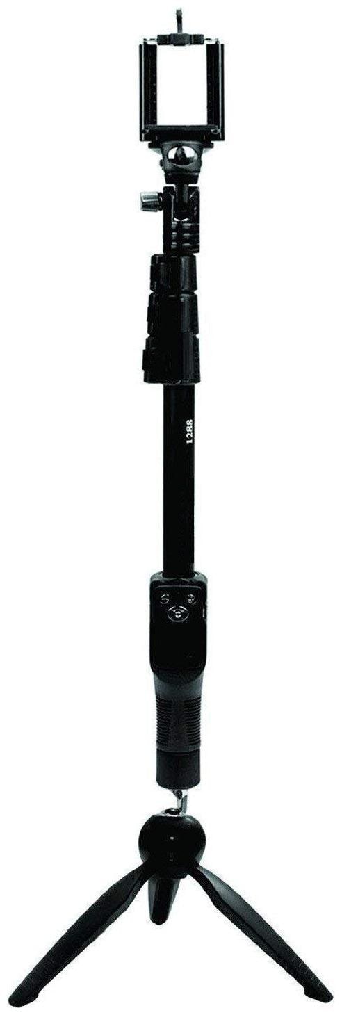 

YT 1288 2 In 1 Adjustable Selfie Stick Monopod AND YT 228 Mini Tripod for Smartphones BY CHG