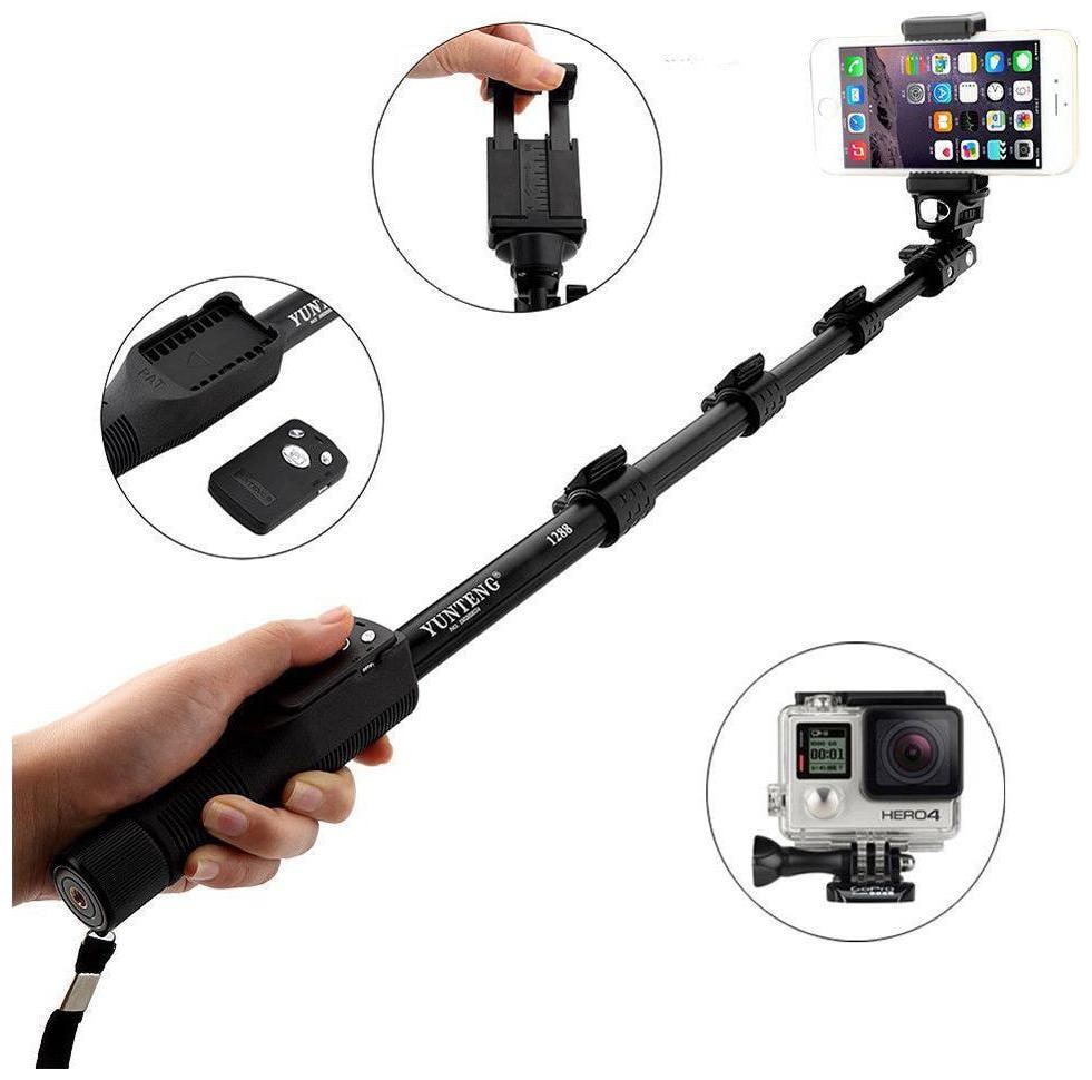

YT-1288 Professional Monopod Selfie Stick with Bluetooth Shutter) BY TSV