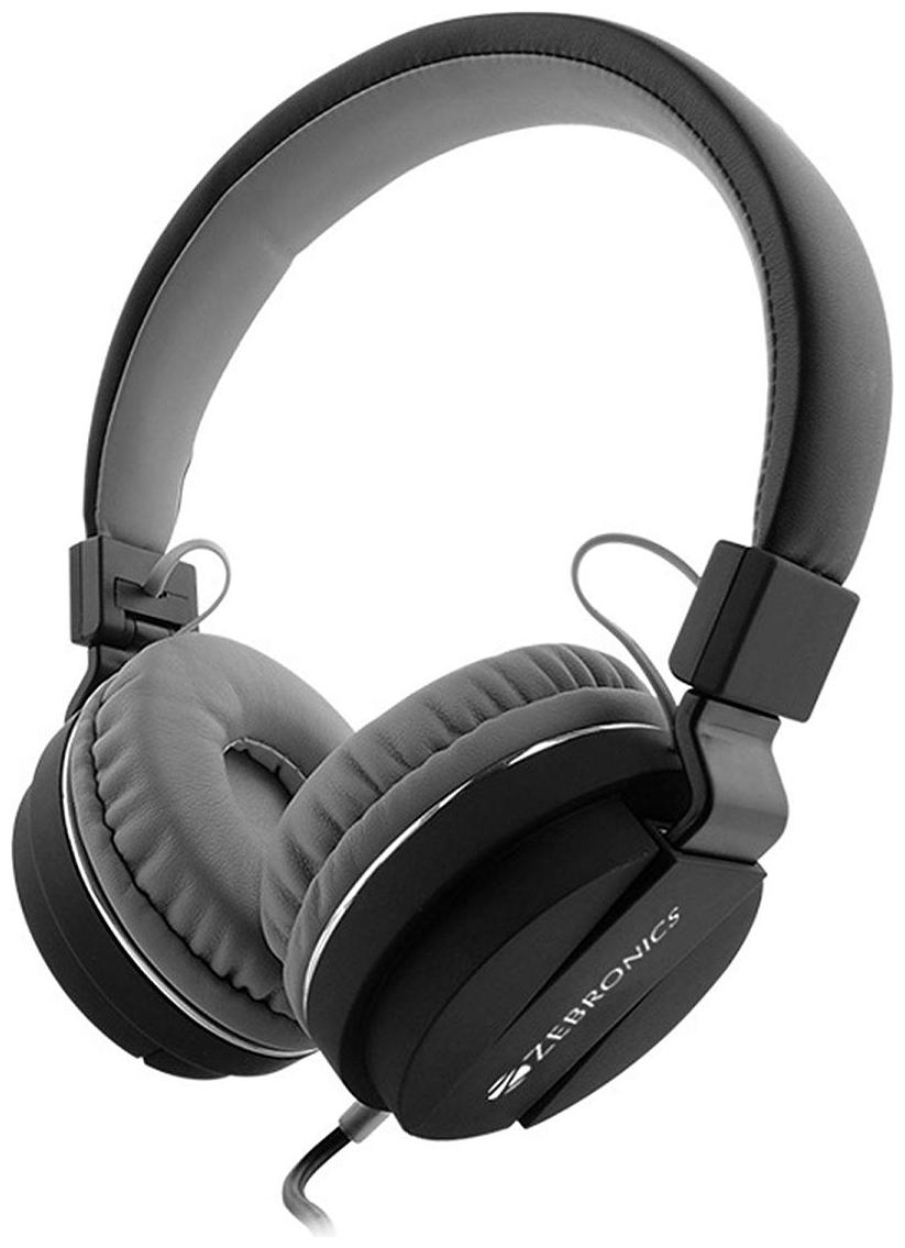 

Zebronics ZEB-STORM On-Ear Wired Headphone ( Black )
