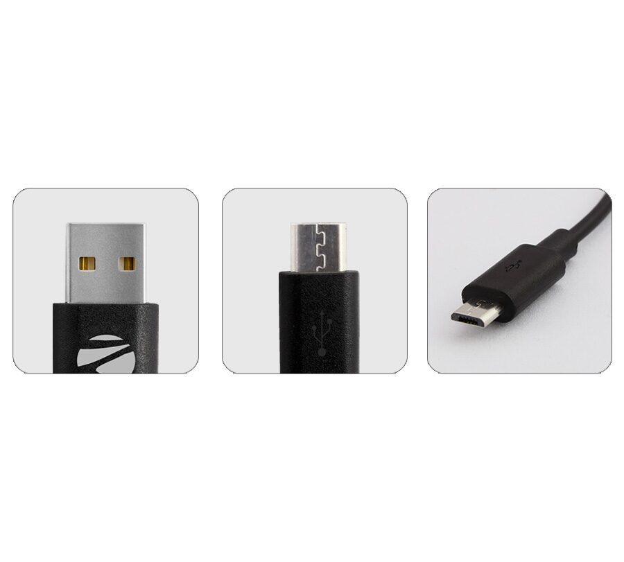 

Zebronics ZEB-UMC100 Micro USB 2 0 to Data Sync Extra Long Cable - Black