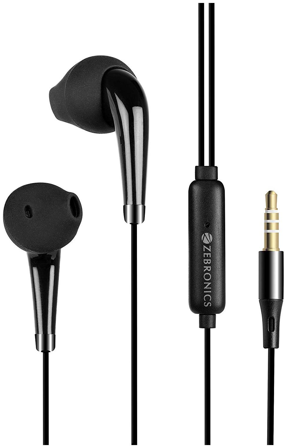 

Zebronics Zeb-Calyx In-Ear Wired Headphone ( Black )