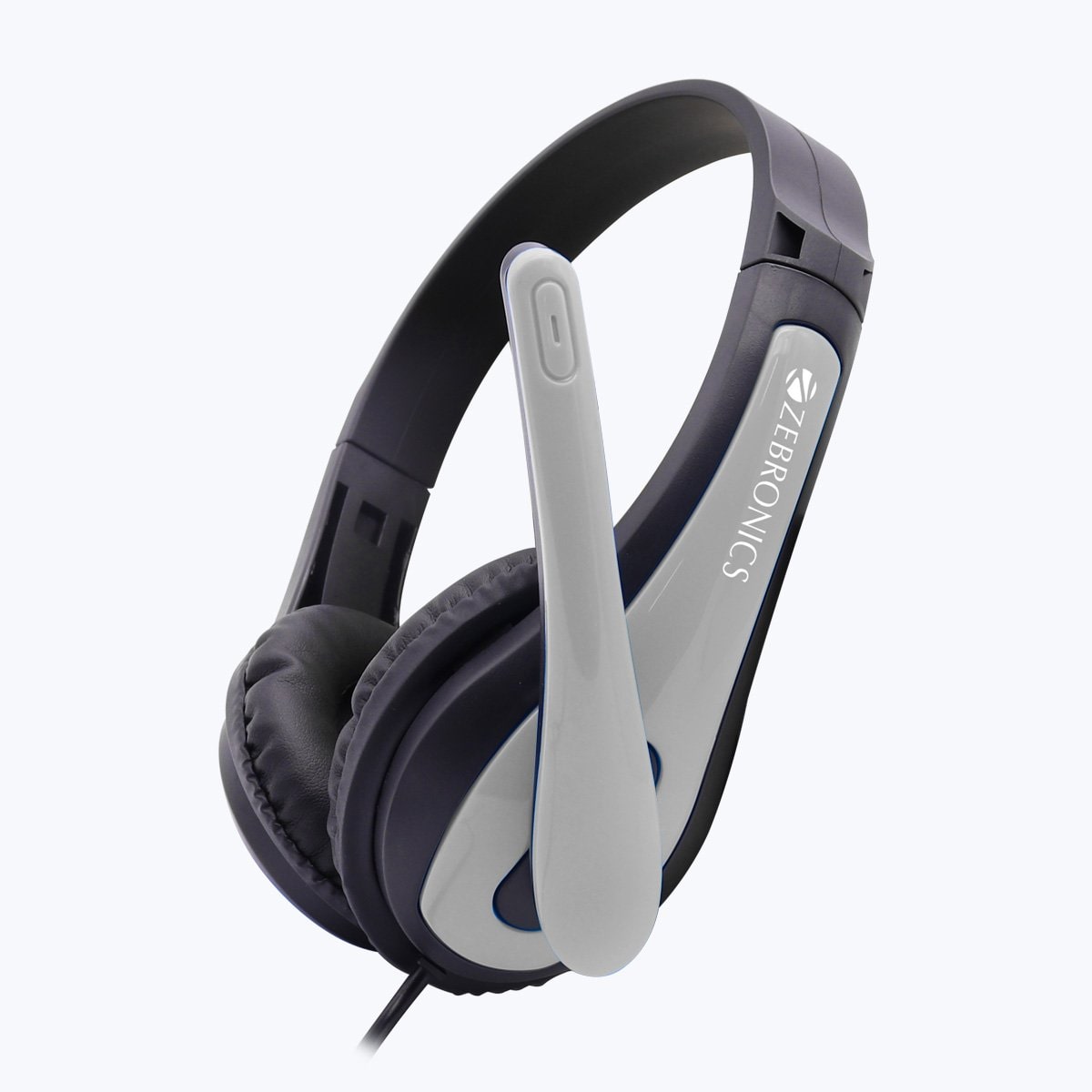 

Zebronics Zeb- Bolt (gray) Over-Ear Wired Headphone ( Grey )