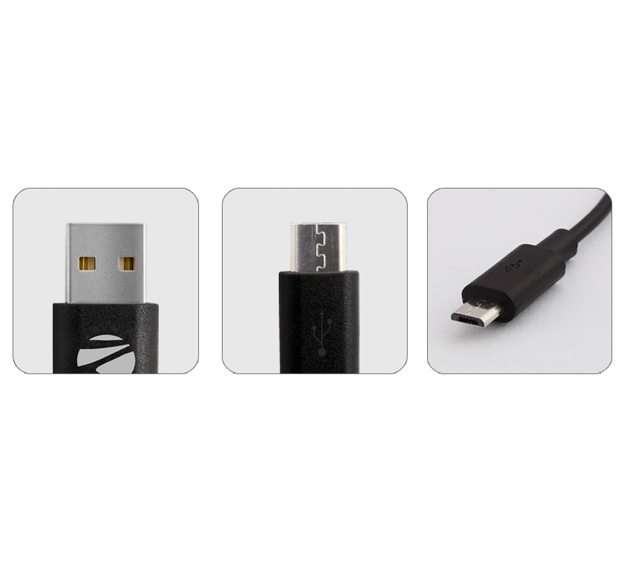 

Zebronics ZEB-UMC100 Micro USB 2 0 to Data Sync Extra Long Cable - Black