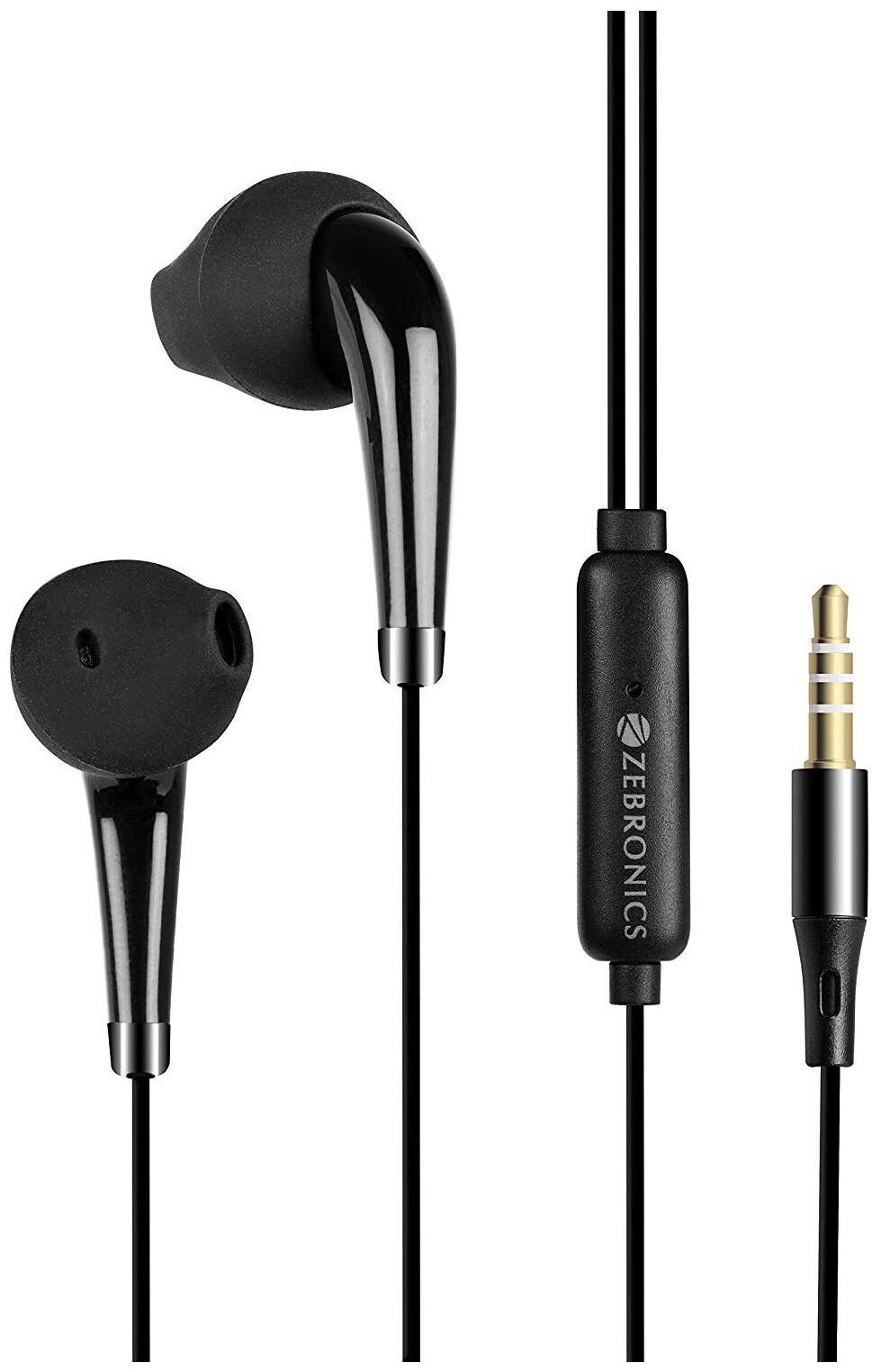 

Zebronics Zeb-Calyx In-Ear Wired Headphone ( Black )