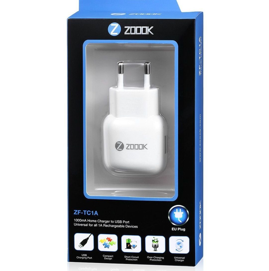 

ZoooK Travel USB Charger ZF-TC1A White