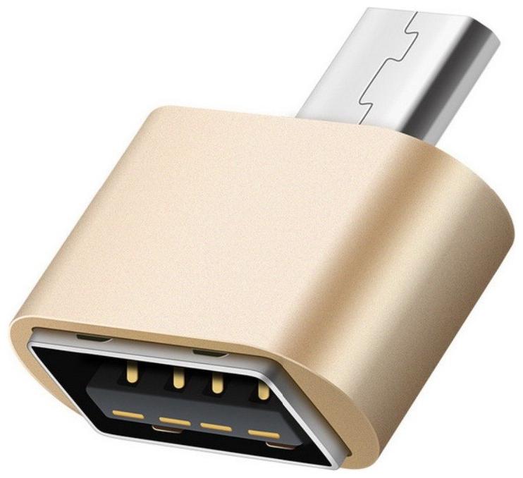 

Zulx OTG Micro USB Adaptor For All Smartphone Gold