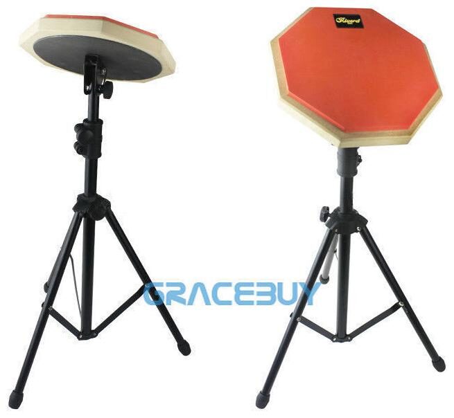 Buy Drumpad Rubber Drummer Practice & Wooden Drum Silencer Pads & Stand