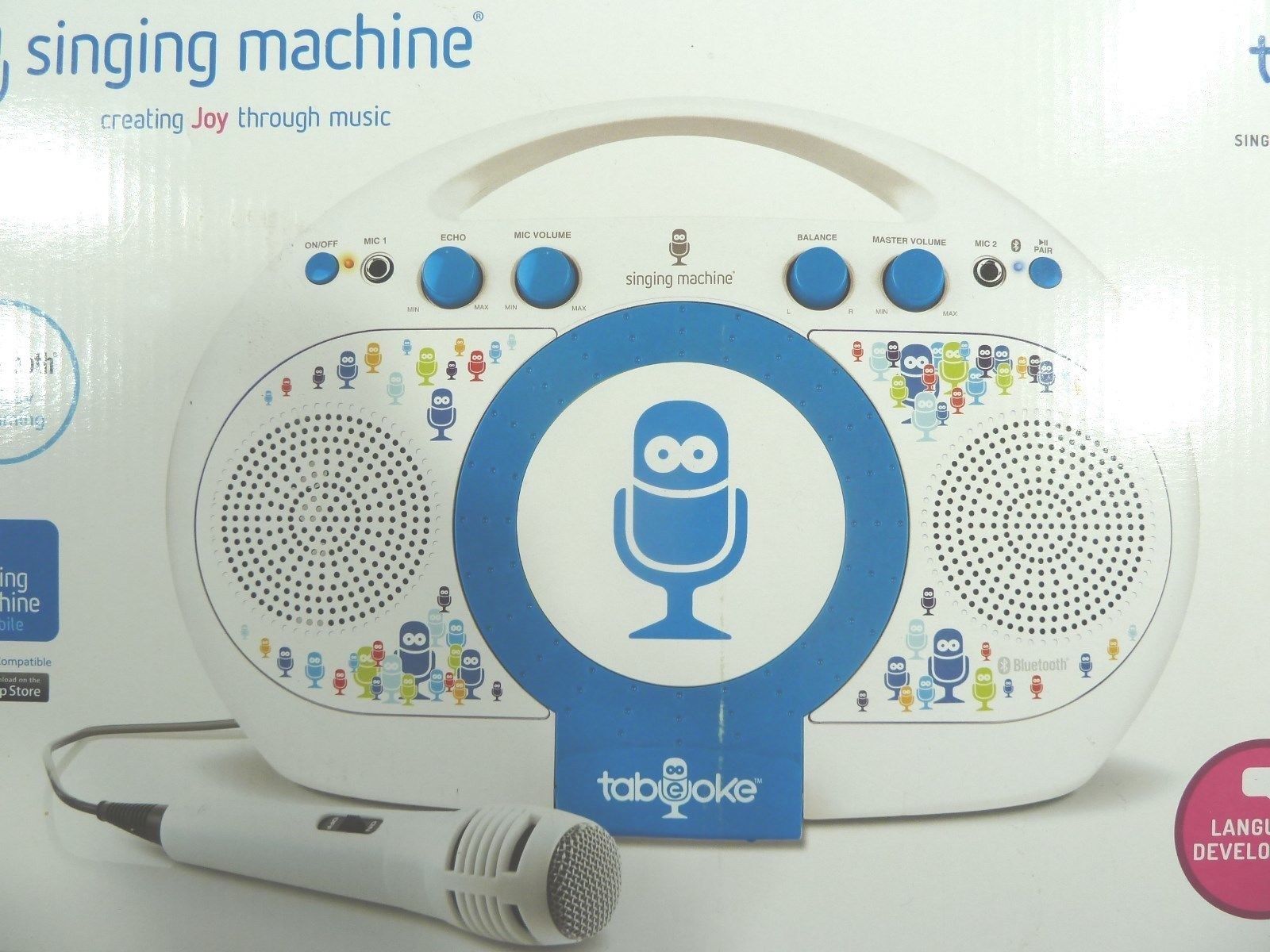 Buy Singing Machine Tabeoke Karaoke System with Resting Cradle White