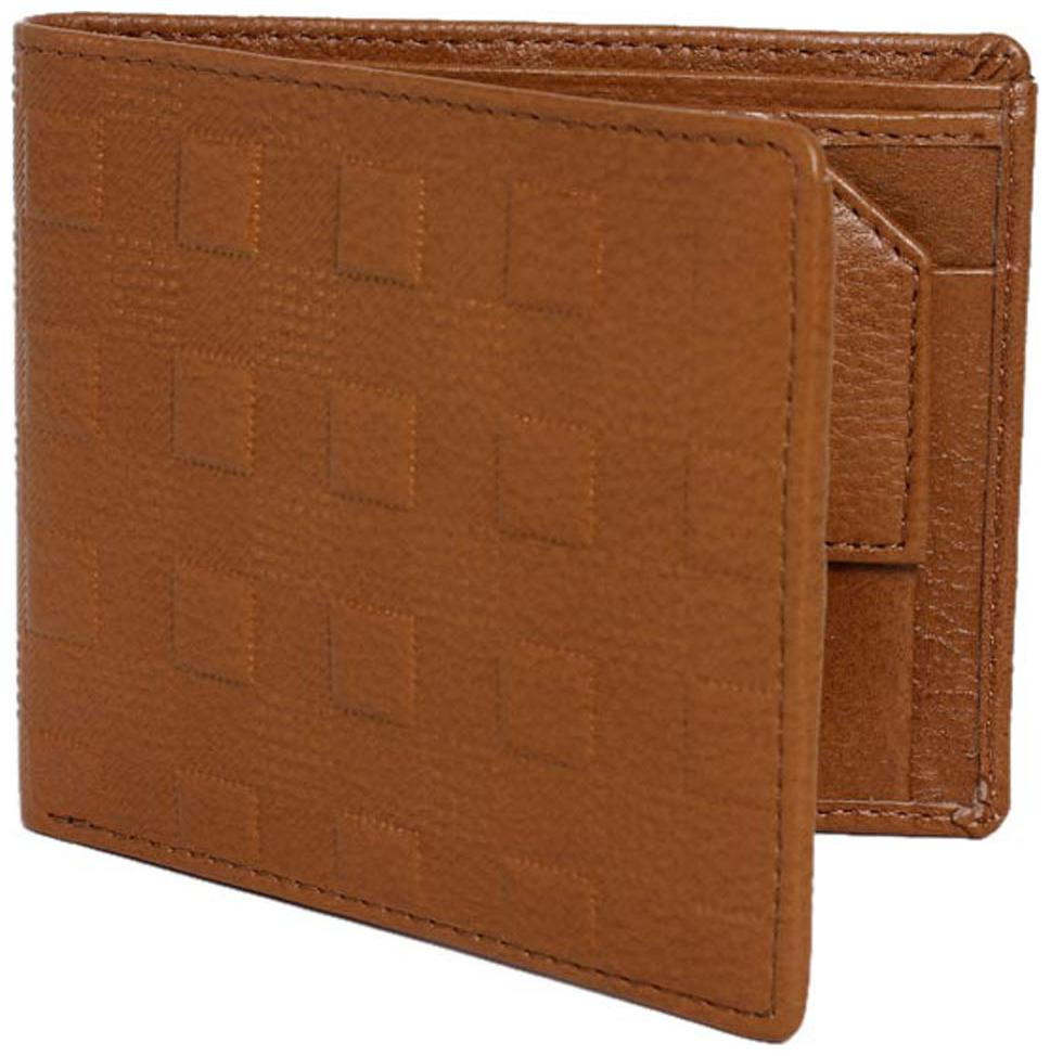

Walletsnbags Beige Checkered Gents Wallet