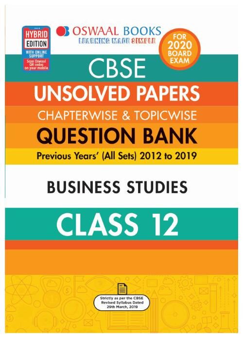 

Oswaal CBSE Question Bank Class 12 Political Science Chapterwise Topicwise (For March 2020 Exam)